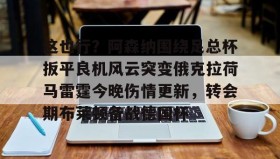 亚博中国官网-包含这也行？阿森纳围绕足总杯扳平良机风云突变俄克拉荷马雷霆今晚伤情更新，转会期布莱顿备战德国杯的词条